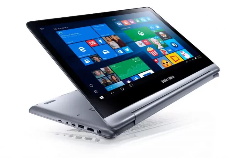 Samsung 7 Spin, nuovo notebook convertibile con a bordo Windows 10