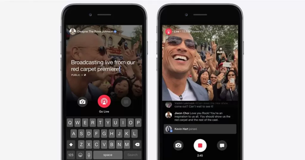 Facebook live streaming: vip pagati per usarlo