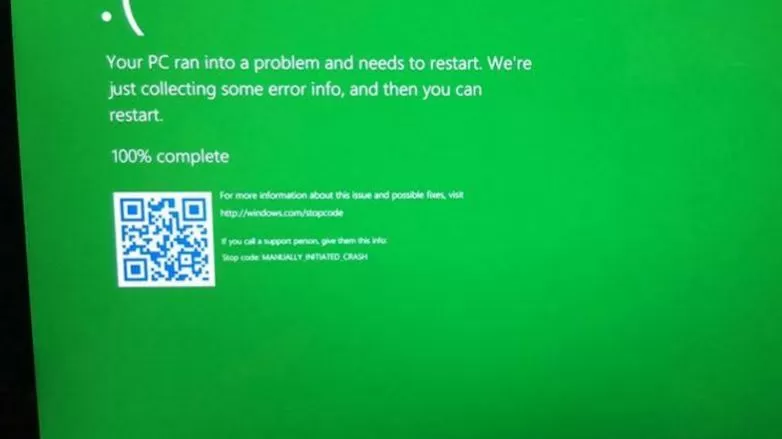 Windows 10, arriva la Green Screen of Death?