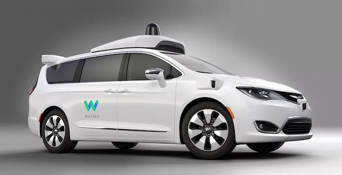 Google Waymo, la nuova Chrysler Pacifica a guida autonoma