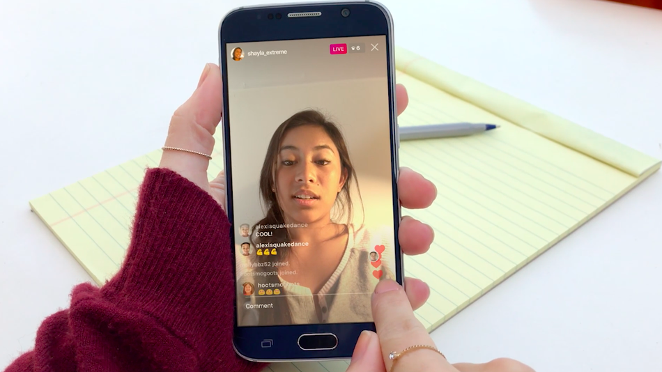 Instagram: le dirette live streaming disponibili anche in Italia