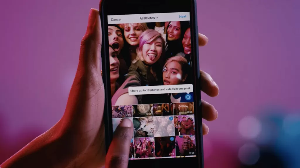 Instagram, arrivano i post multipli