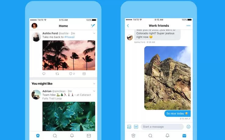 Twitter cambia: nuova grafica e funzioni su iOS, Android e Web
