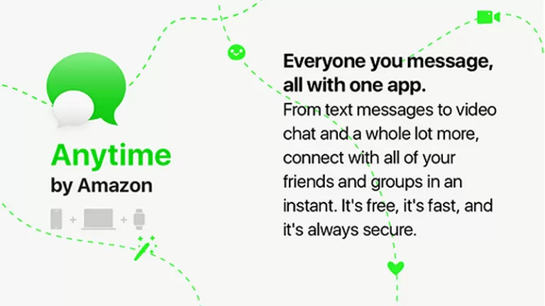 Amazon sfida WhatsApp con Anytime: non solo chat